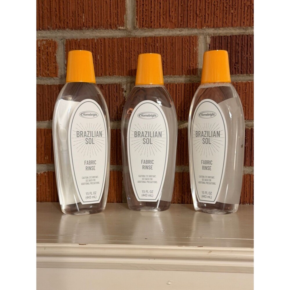 Brazilian Sol Fabric Rinse 3 Pack Viral TikTok Laundry Dollar Tree Find HTF FCT